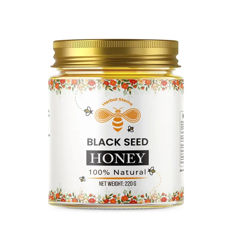 Raw Saudi Black Seed Honey | Pure Monofloral Nigella Sativa 220g