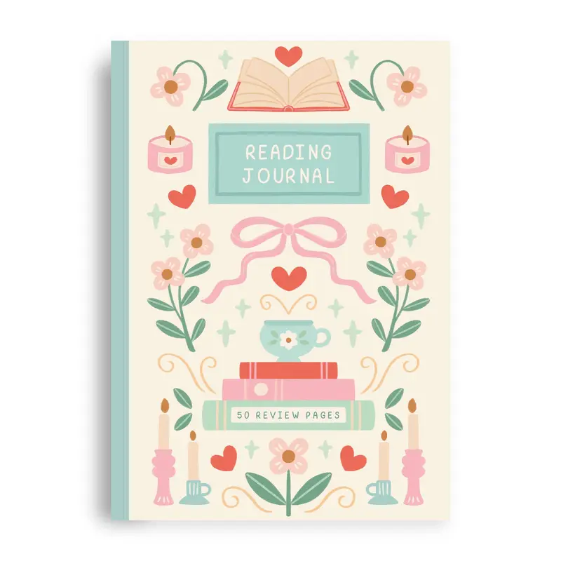 Reading Journal – 50 Page Book Review Notebook