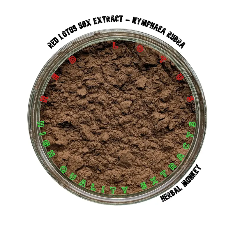 Red Lotus Flower 50X Extract | Nymphaea Rubra | High Quality Botanical Extract