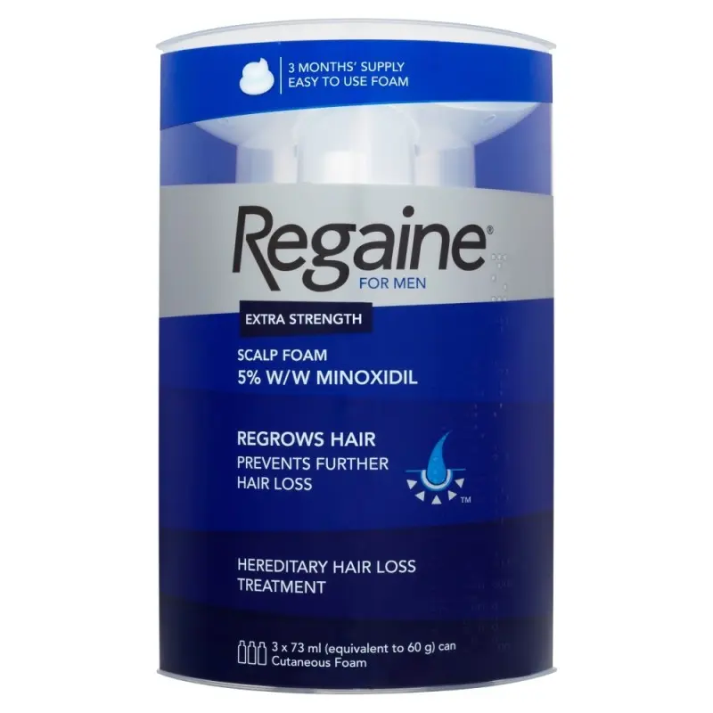 Regaine For Men 5% Foam - 12 Month Supply