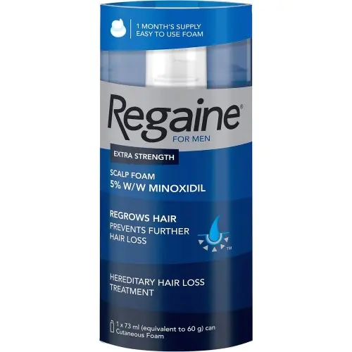 Regaine for Men Extra Strength Scalp Foam 5% 73ml
