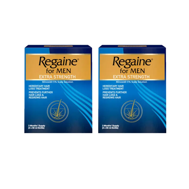 Regaine For Men Extra Strength Solution - 6 Month Supply