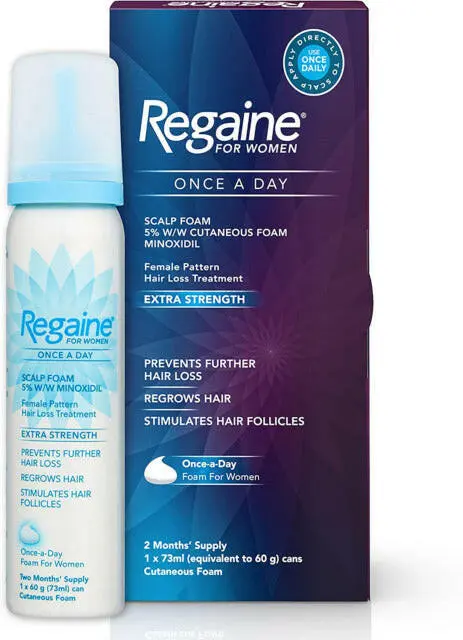 Regaine for Women Extra Strength Scalp Foam 5% w/w - 2 or 4 Month Supply
