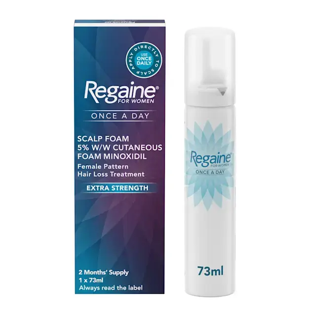 Regaine for Women Once a Day Scalp Foam 5% 73ml