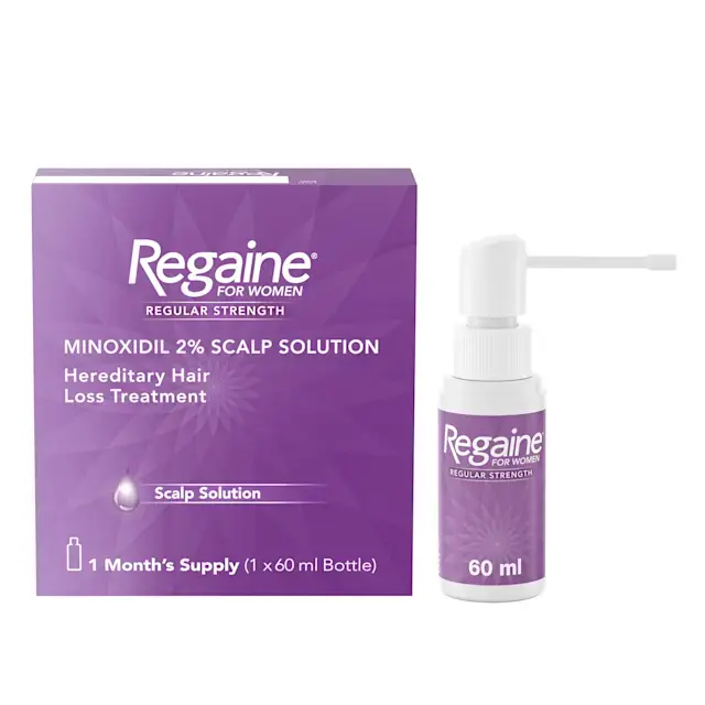 Regaine for Women Regular Strength Scalp Solution 2% 60ml