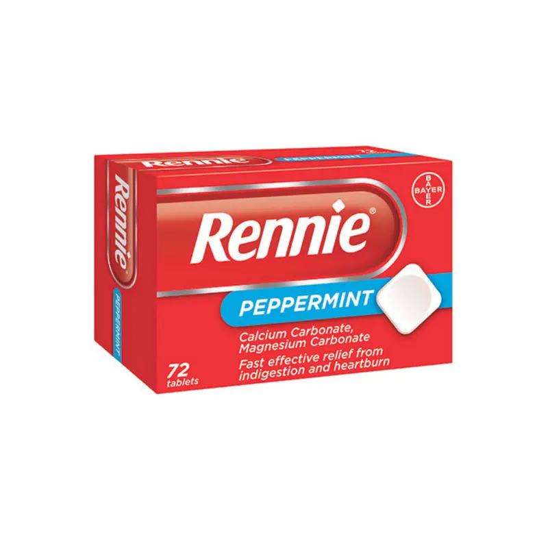 Rennie Peppermint - 72 Tablets (N)