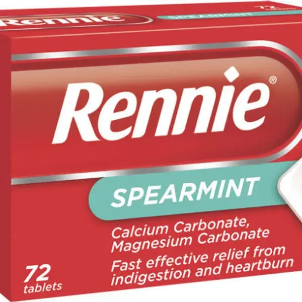 Rennie Spearmint Tablets Pack of 72 (A)