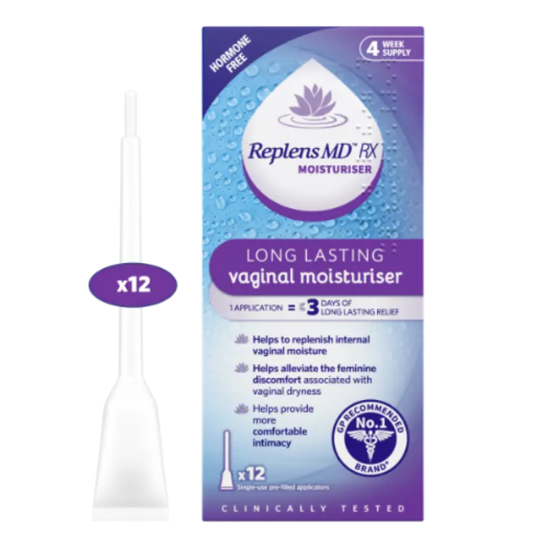 Replens Long Lasting Vaginal Moisturiser Pre-Filled  12 Applicators