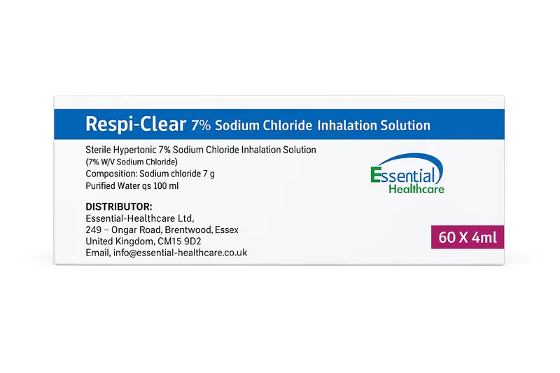 Respi-clear Saline Isotonic 0.9%Inhalation solution 20*2.5ml