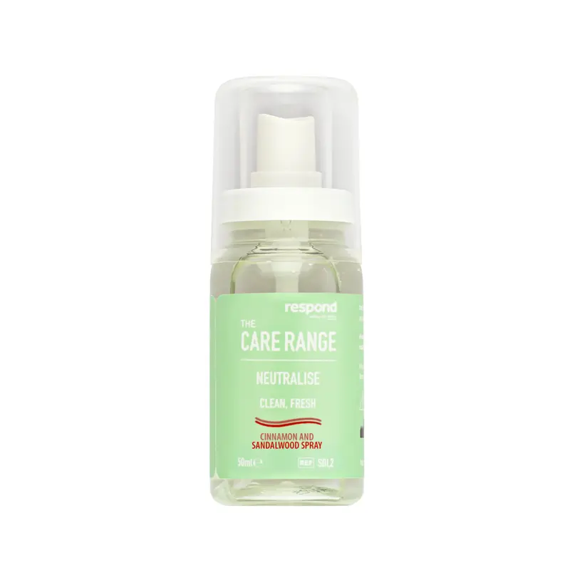 Respond Care Range Neutralise Spray (50ml) (Cinnamon & Sandalwood) (x1)