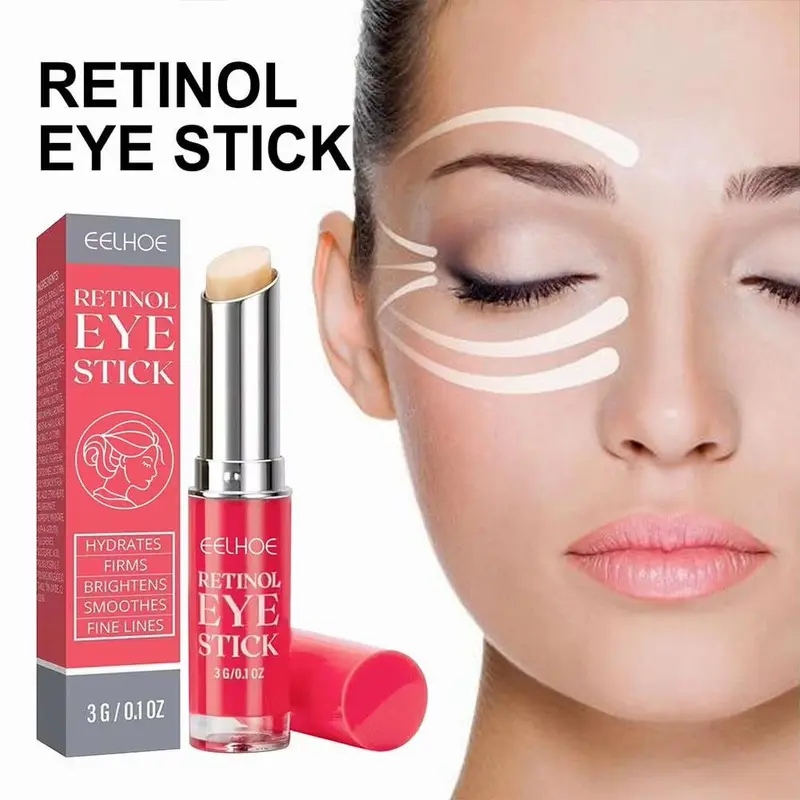 Retinol Eye Stick 3g UK β Moisturising Eye Balm | Retinol Vitamin A | Stick Applicator | Fine Lines and Dark Circles | Evening Skincare