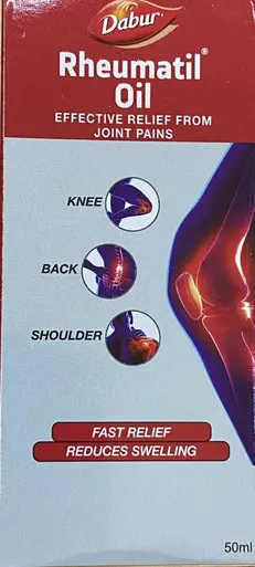 Rheumatil oil Quick Relief from joint, neck, muscular and shoulder Pain -