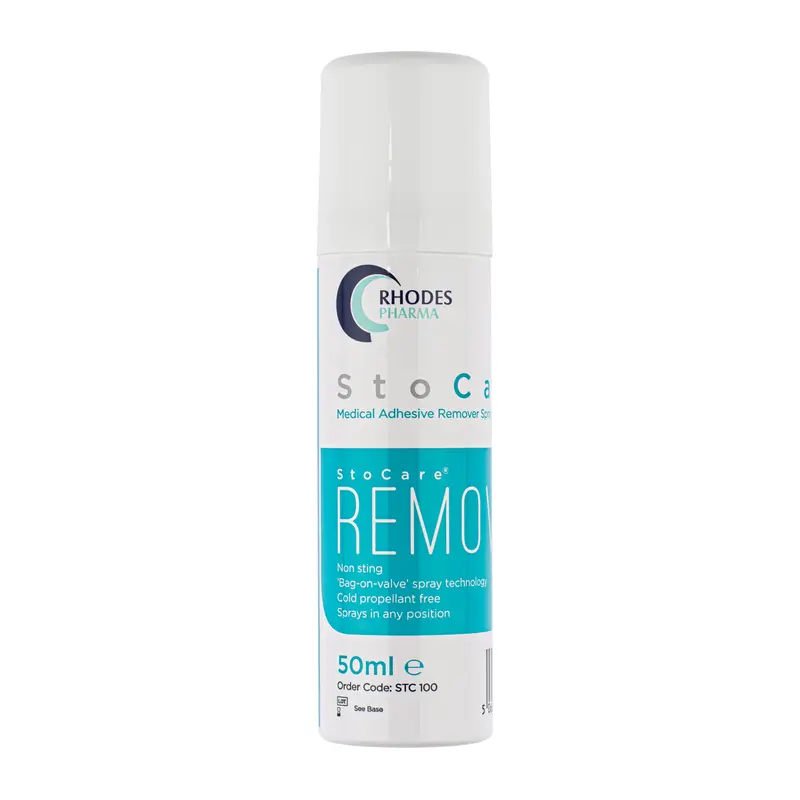 Rhodes Pharma StoCare No-Sting Medical Adhesive Remover Spray (50ml) (x1)