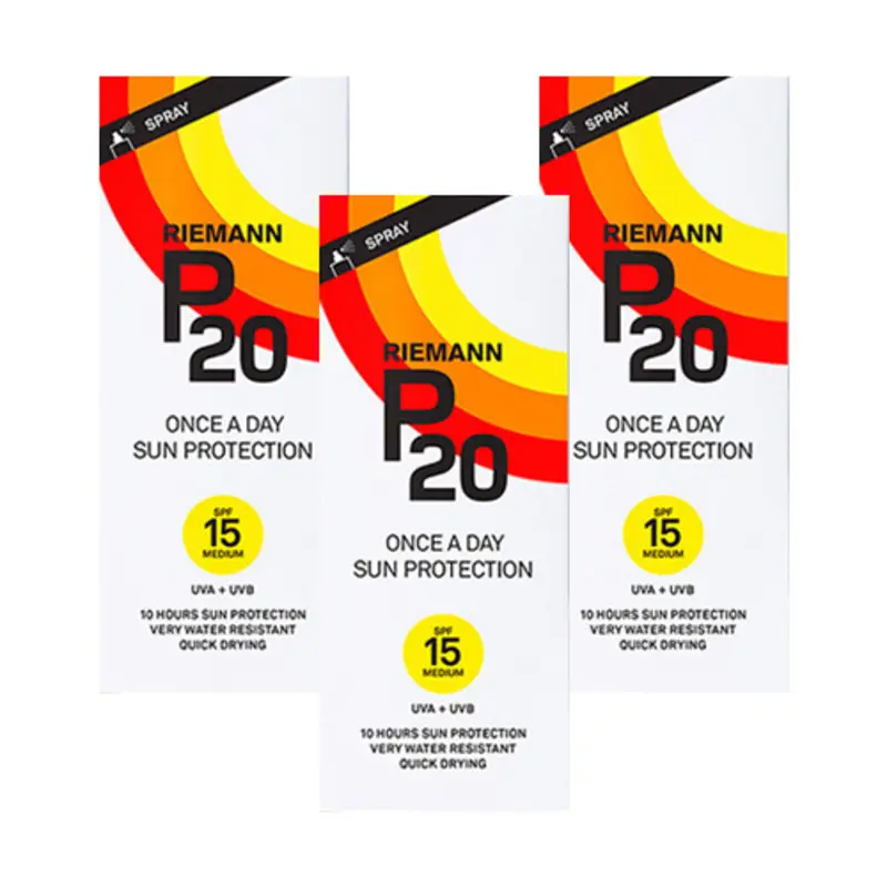 Riemann P20 OAD Sun Filter SPF15 - Triple Pack