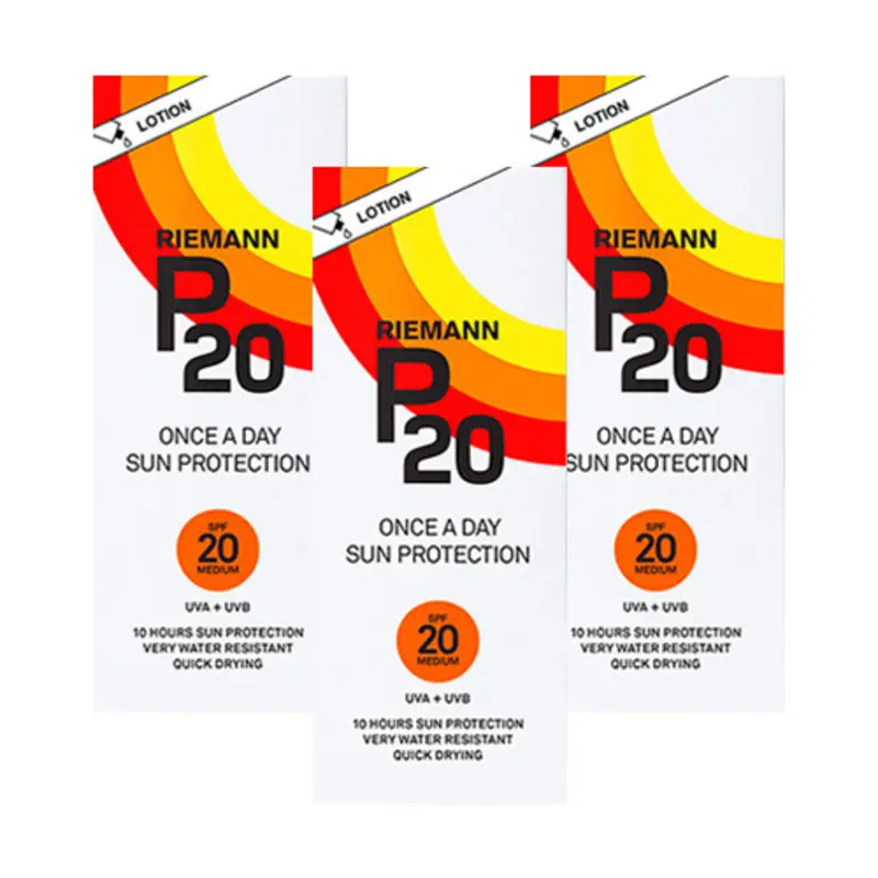 Riemann P20 Once A Day Sun Filter SPF20 Triple Pack