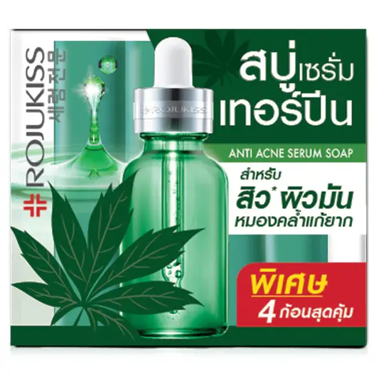 Rojukiss - Anti Acne Serum Soap 30g. (Pack of 4)