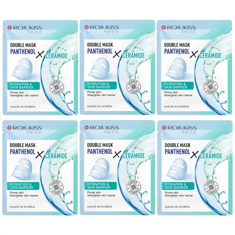 Rojukiss - Double Mask Panthenol Ceramide 25ml. (Pack of 6)