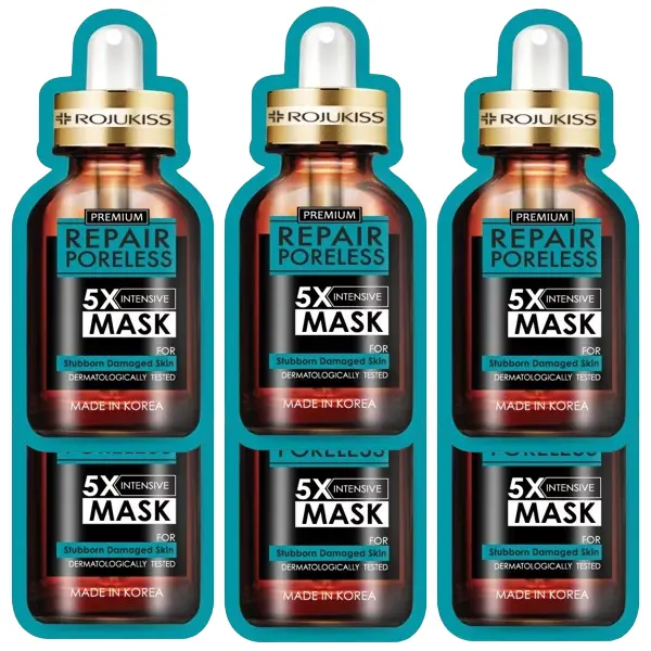 Rojukiss - Premium Repair Poreless 5X Intensive Mask (Pack of 6)