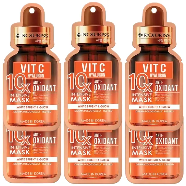 Rojukiss - Vit C Hyaluron Antioxidant 10X Intensive Mask (Pack of 6)