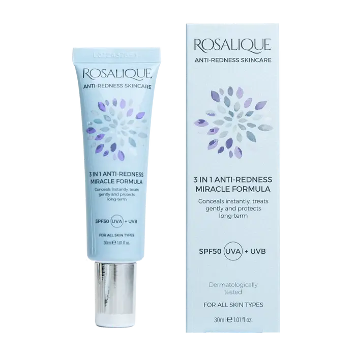 Rosalique 3 in 1 Anti-Redness Miracle Formula SPF50 30ml