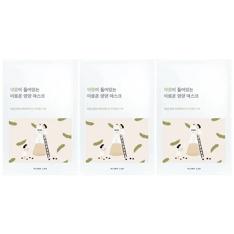 Round Lab - Soybean Mask 27ml. (Pack of 3)