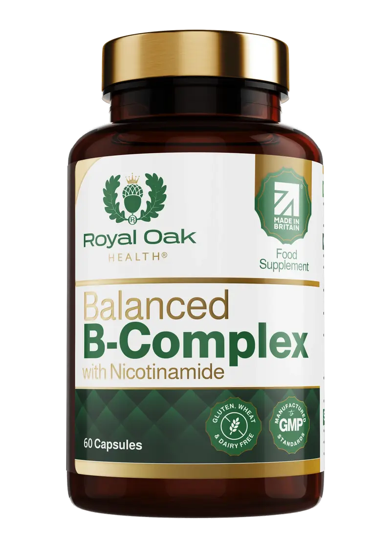 Royal Oak Health Balanced Vitamin B-Complex with Nicotinamide - 60 Capsules