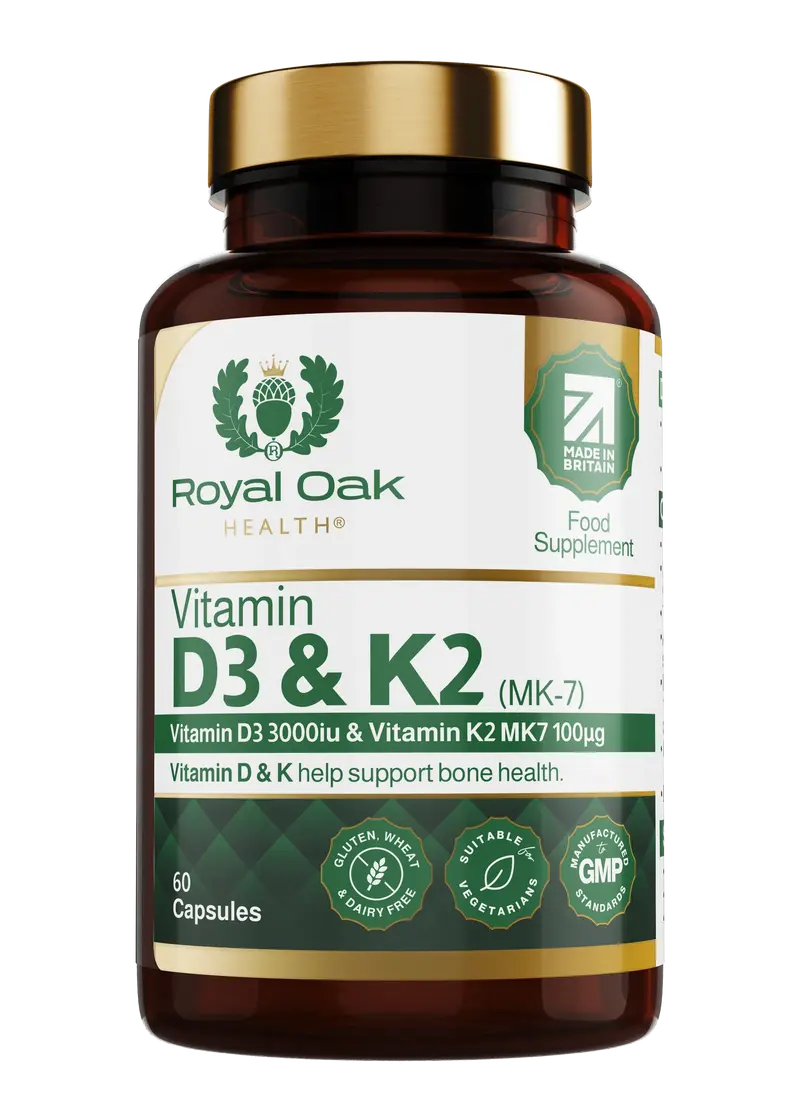 Royal oak Vitamin D3(3000iu) with Vitamin K2(mk7)