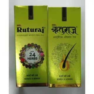 Ruturaj Ayurvedic medicinal oil 300ml with 24 herbs
