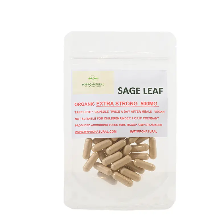 Sage Leaf Capsules 3000mg, One months supply