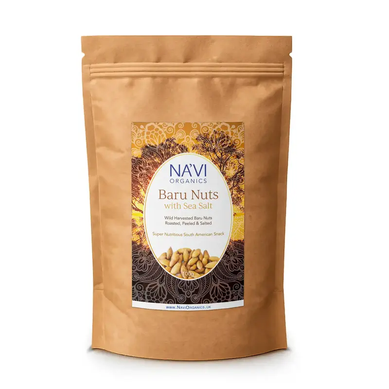 Salted Peeled Baru Nuts · Wild Harvested