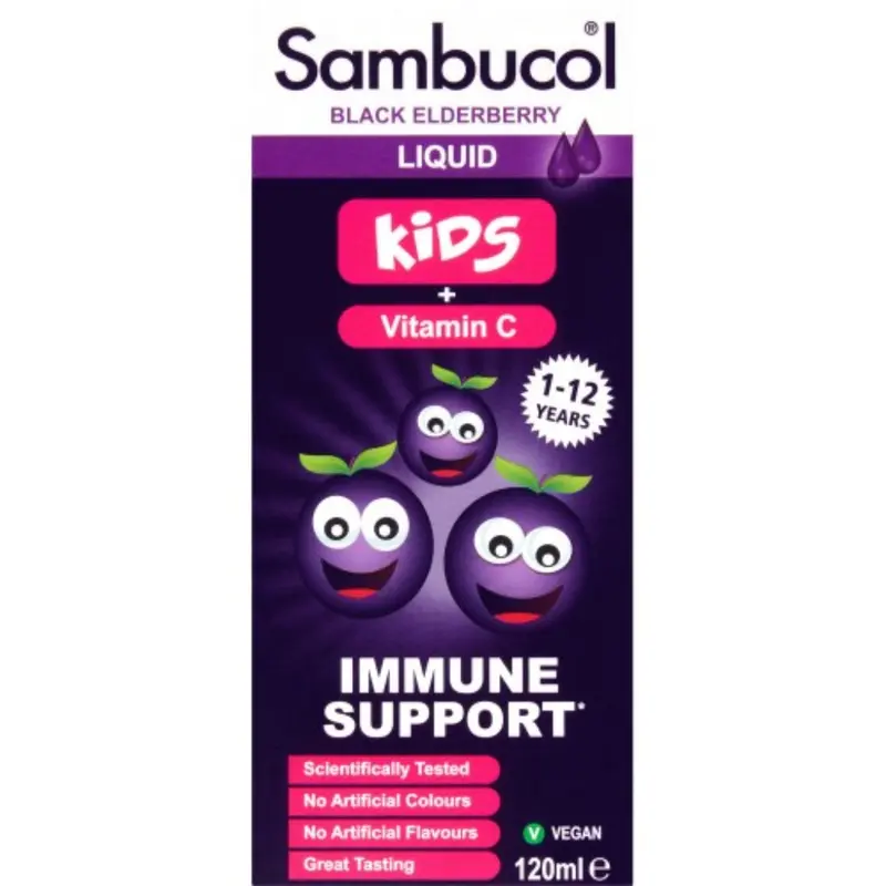 Sambucol Kids Black Elderberry Syrup 120ml