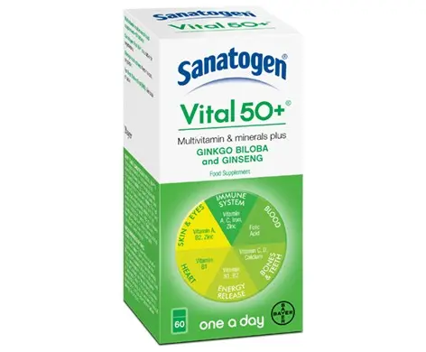 Sanatogen Vital 50+ Multivitamin 90 Tablets