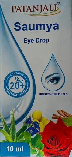 Saumya Eye Drops, refresh and soothe the eyes.10ml