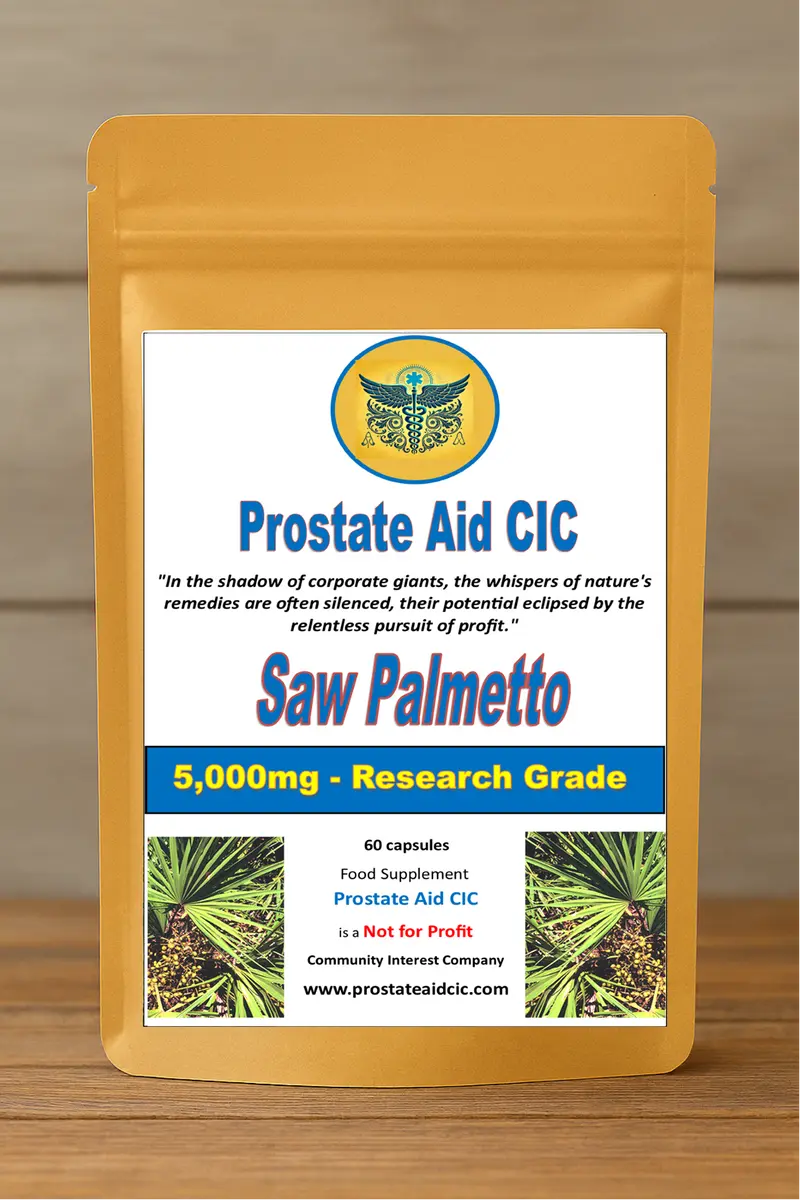 Saw Palmetto Capsules – High Strength Extract 60 Capsules UK