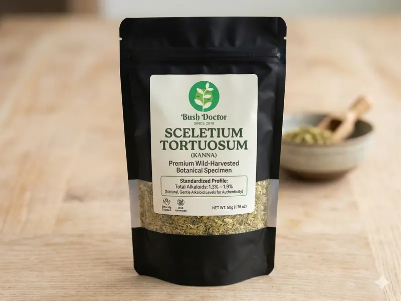 Sceletium tortuosum (Kanna) | Premium Wild-Harvested Botanical Specimen Grade A | Batch B-ST