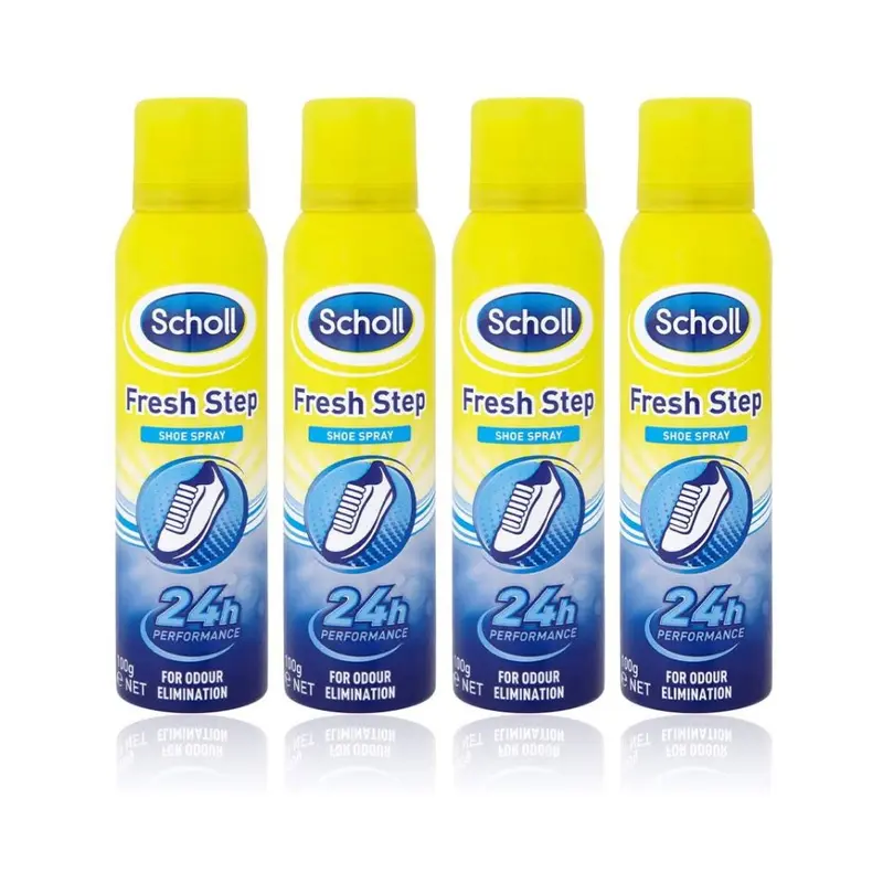 Scholl Fresh Step Shoe Spray 150ml X 4