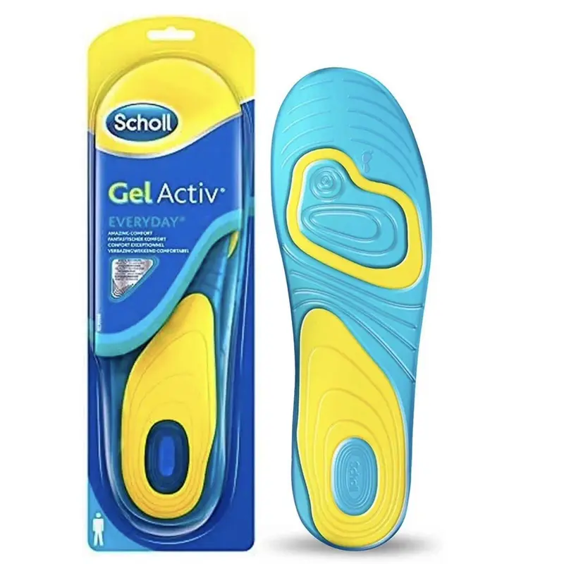 Scholl Gel Everyday Insoles - Men - size 7 - 12 (N)