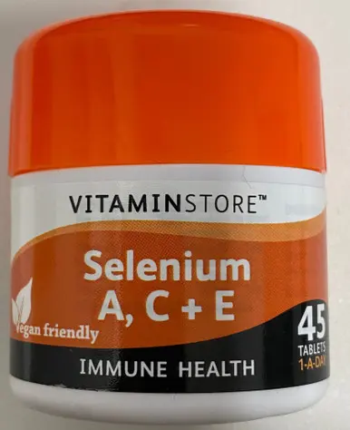 selenium with vitamin C, E , A immune system 45 tablets