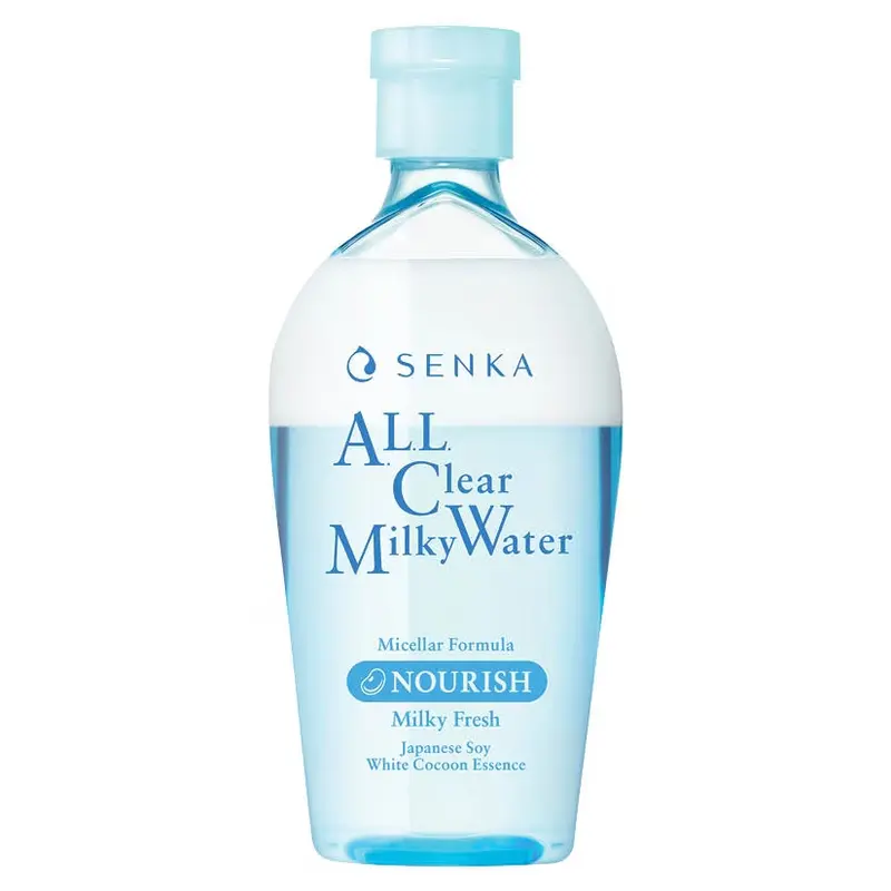 Senka - All Clear Milky Water Micellar Formula Nourish Milky Fresh 230ml.