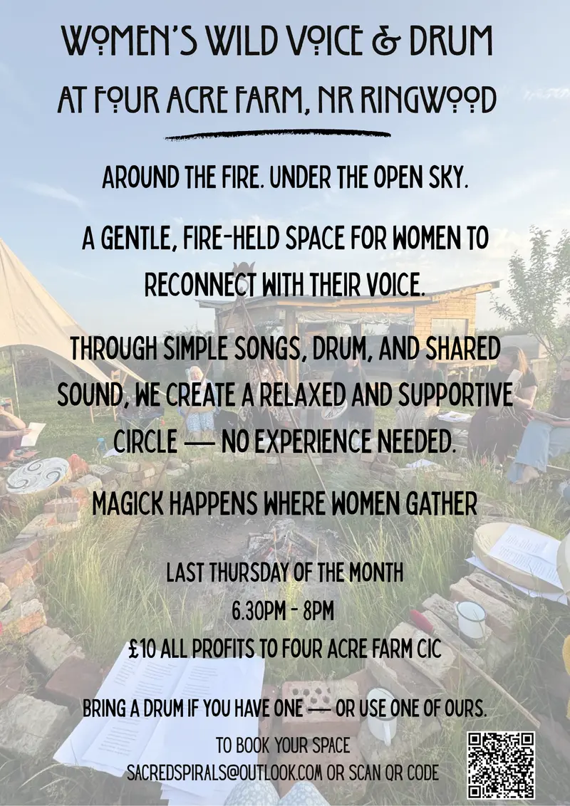 SEPTEMBER 24th Women’s Wild Voice & Drum