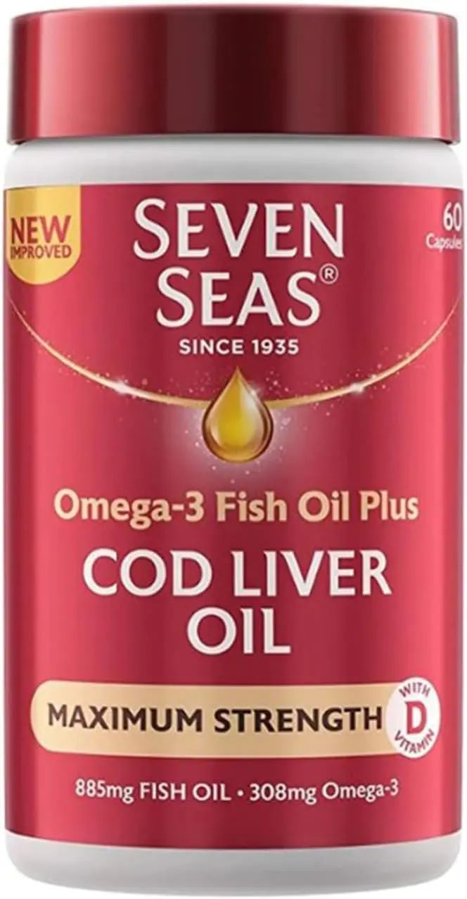 Seven Sea Cod Liver Oil Maximum Strength - 60s