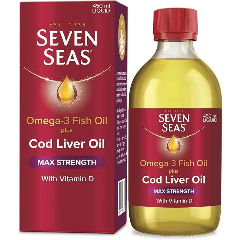 Seven Seas Cod Liver Oil Max Strength 450ml