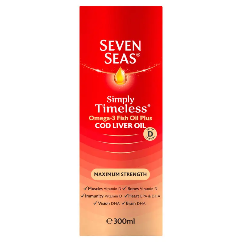 Seven Seas Cod Liver Oil Maximum Strength Liquid