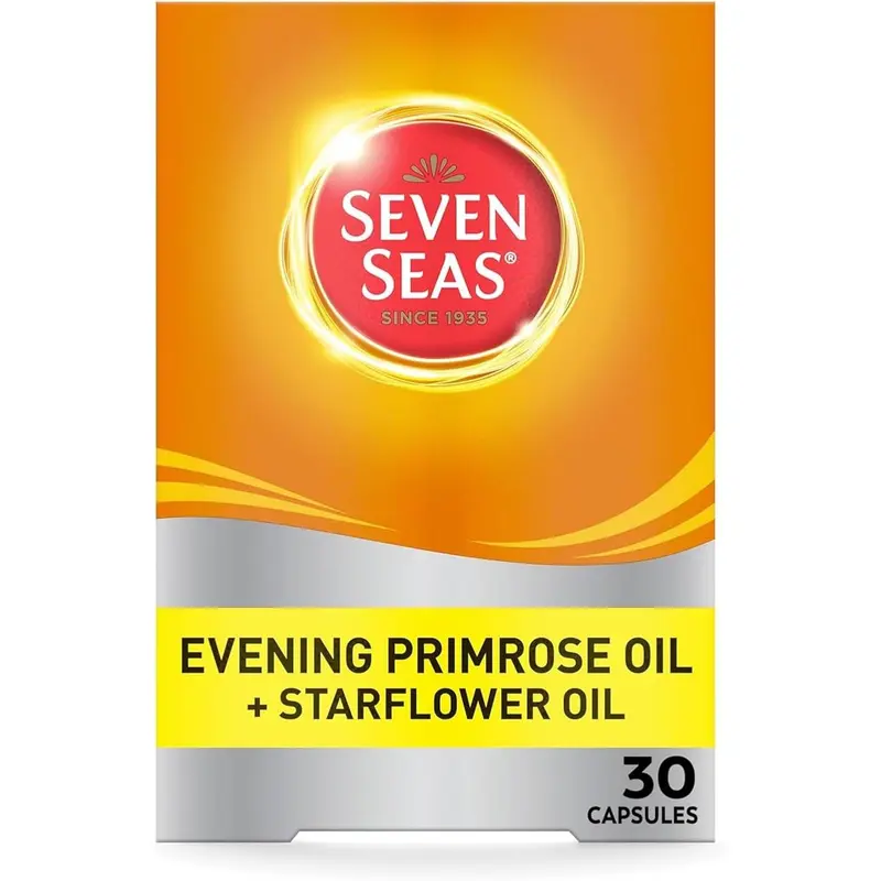Seven Seas Evening Primrose Oil + Starflower Oil 1000mg 30 Capsules