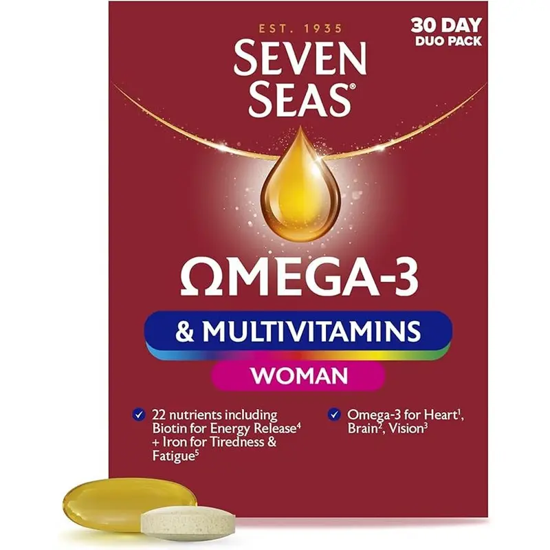 Seven Seas Omega-3 & Multivitamins Woman 30-Day Pack