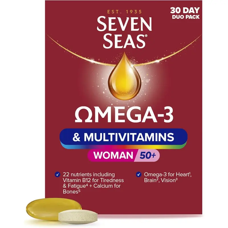 Seven Seas Omega-3 & Multivitamins Woman 50+ 30-Day Pack