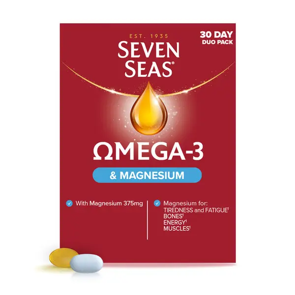 Seven Seas Omega-3 + Vitamin D + Magnesium 30-Day Pack