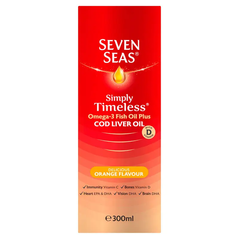 Seven Seas Orange Syrup & Cod Liver Oil Liquid