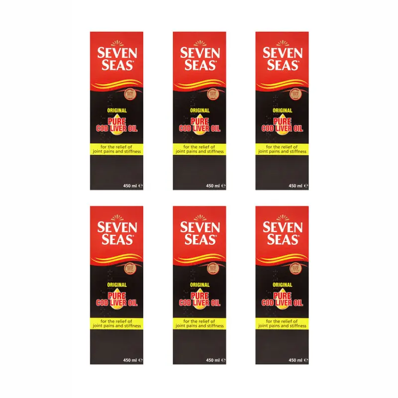 Seven Seas Original Cod Liver Oil Liquid 6 Pack