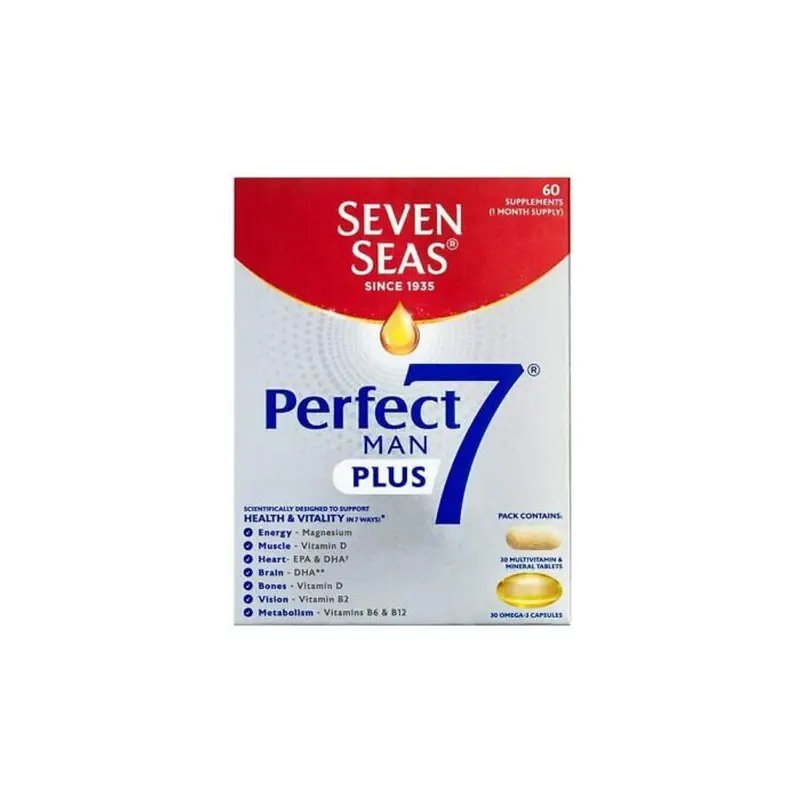 Seven Seas Perfect7 Man Plus – 30 Tablets + 30 Capsules